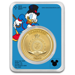 Zlatá mince 1 Oz Disney Scrooge McDuck - Strýček Skrblík 2025