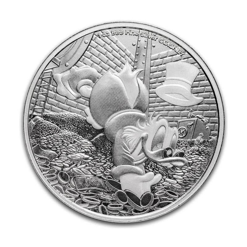 Stříbrná mince 1 Oz Disney Scrooge McDuck - Strýček Skrblík 2025