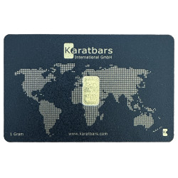 Zlatý slitek 1 g KaratBars