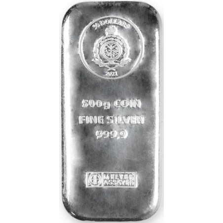 Stříbrná mince ve tvaru slitku 500 g Argor Heraeus
