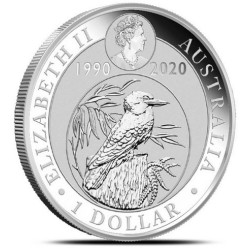 Stříbrná mince 1 Oz Kookaburra 2020 - 30th Anniversary