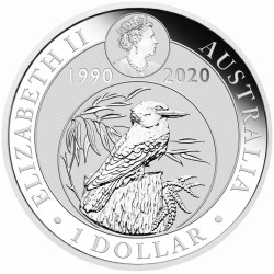 Stříbrná mince 1 Oz Kookaburra 2020 - 30th Anniversary