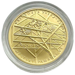 Zlatá mince 1/2 Oz 5000 Kč Městská památková rezervace Cheb 2021 standard