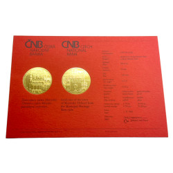 Zlatá mince 1/2 Oz 5000 Kč Městská památková rezervace Moravská Třebová 2024 standard