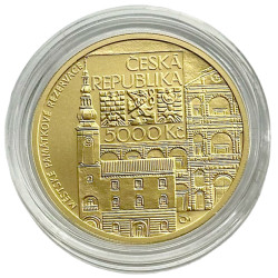 Zlatá mince 1/2 Oz 5000 Kč Městská památková rezervace Moravská Třebová 2024 standard