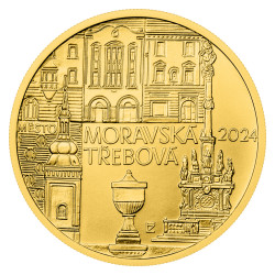 Zlatá mince 1/2 Oz 5000 Kč Městská památková rezervace Moravská Třebová 2024 standard