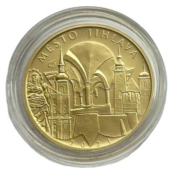 Zlatá mince 5000 Kč 1/2 Oz město Jihlava 2021 Standard