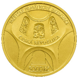 Zlatá mince 1/2 Oz 5000 Kč Hradec Králové 2023 BK