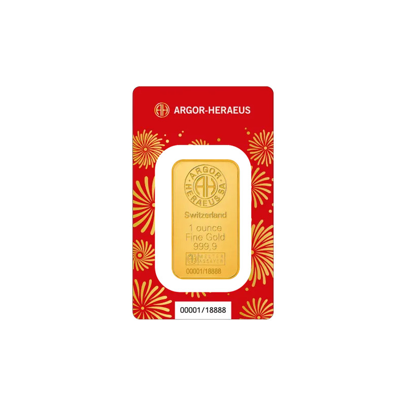 Zlatý slitek 1 Oz Argor Heraeus Lunar Series III Year of the Horse 2026