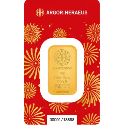 Zlatý slitek 10 g Argor...