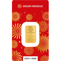 Zlatý slitek 5 g Argor...