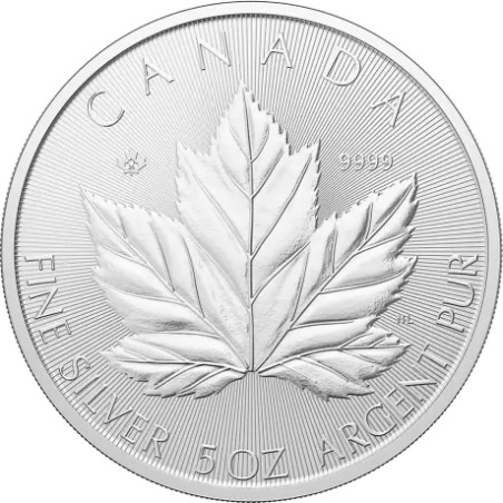Stříbrná mince 5 Oz Canadian Grand Maple Leaf 2026