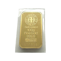 Zlatý slitek 100 g Argor...