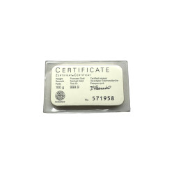 Zlatý slitek 100 g Argor Heraeus bez obalu