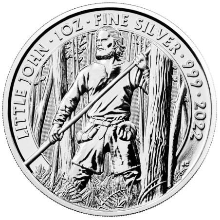 Stříbrná mince 1 Oz Mýty a legendy - Little John 2022
