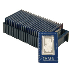 Horizontální krabička na 25 slitků v plastovém obalu PAMP