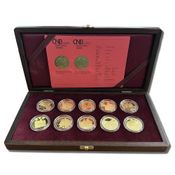 Sada zlatých mincí 10 x 1/2...