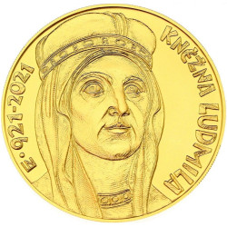 Zlatá mince 1 Oz k 1100. výročí úmrtí kněžny Ludmily BK