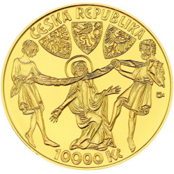 Zlatá mince 1 Oz k 1100. výročí úmrtí kněžny Ludmily BK