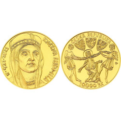 Zlatá mince 1 Oz k 1100. výročí úmrtí kněžny Ludmily BK