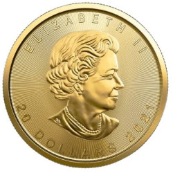 Zlatá mince 1/2 Oz Maple Leaf různé roky