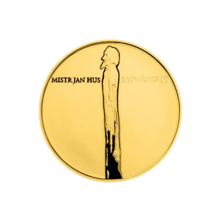 Zlatá mince 1 Oz Jan Hus 2015 Proof