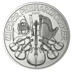 Platinová mince 1 Oz Wiener Philharmoniker 2020