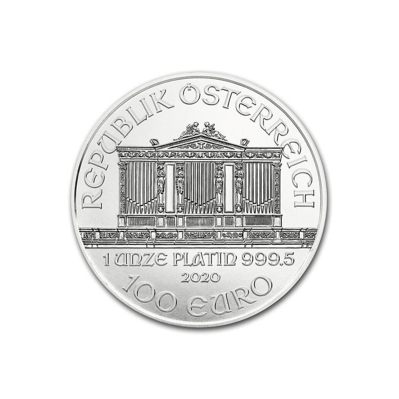 Platinová mince 1 Oz Wiener Philharmoniker 2020