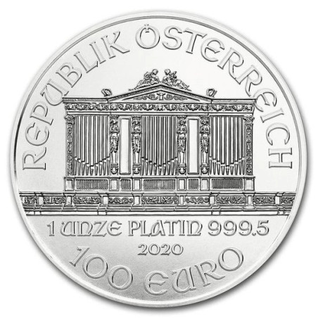 Platinová mince 1 Oz Wiener Philharmoniker 2020