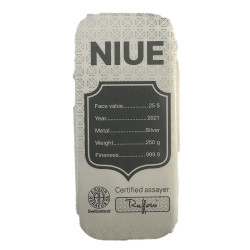 Stříbrná mince ve tvaru slitku 250 g Argor Heraeus