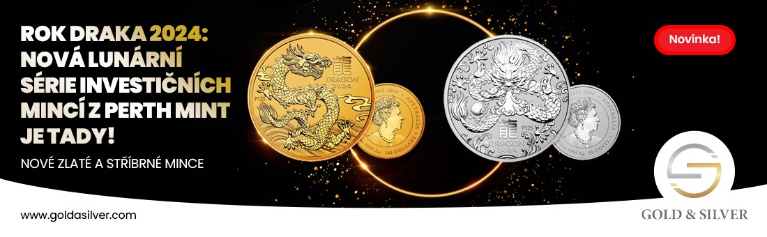 Rok draka 2024: Nová lunární série investičních mincí z Perth Mint je tady!